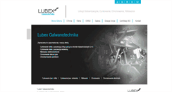 Desktop Screenshot of lubex-galwanotechnika.pl
